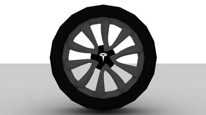Tesla Model 3 Rim 3D model