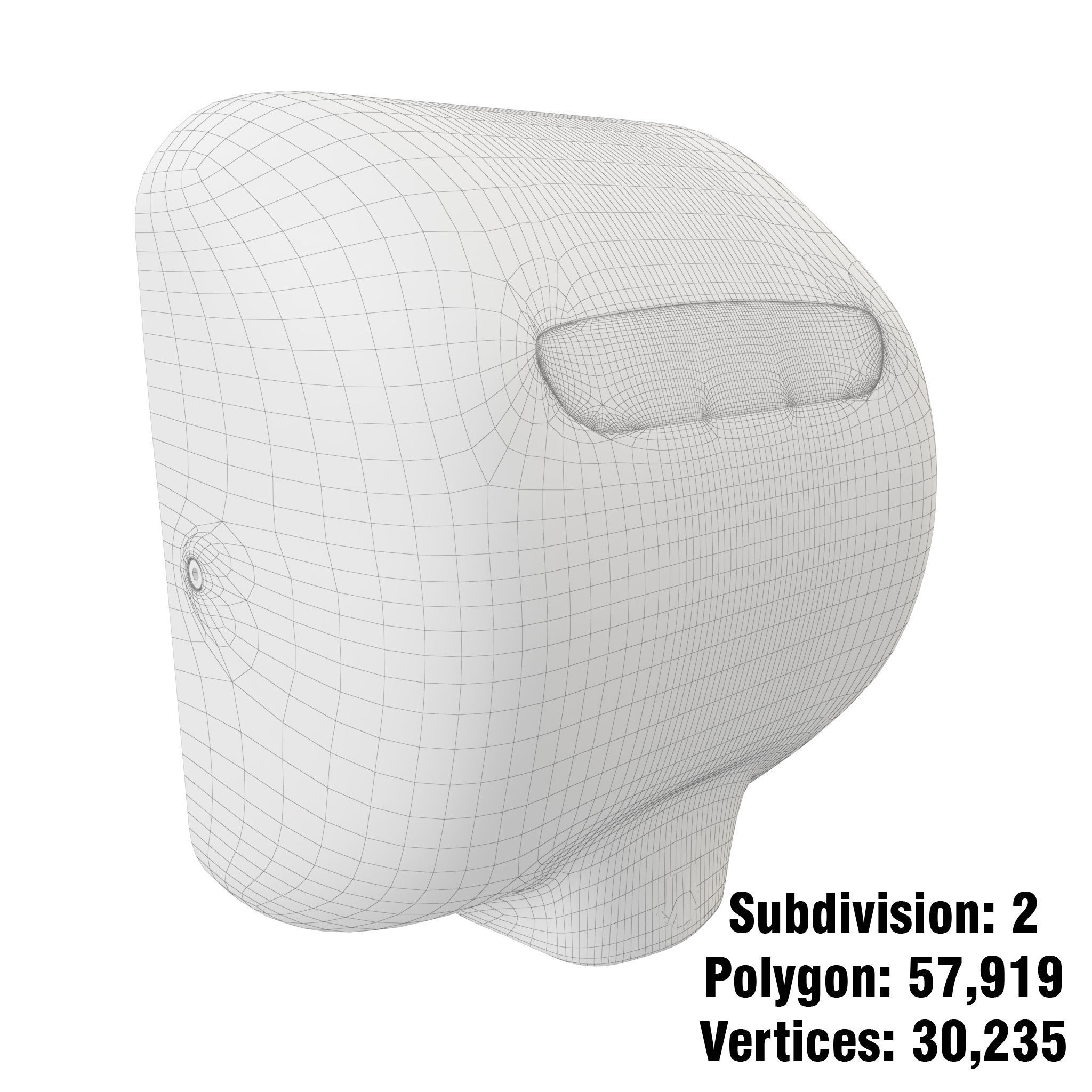 Xlerator Hand Dryer- Stainless Steel 3D model_7