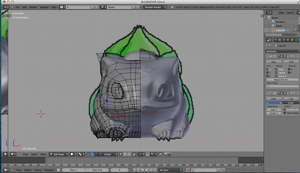 Bulbasaur pokemon toy Free 3D print model_22