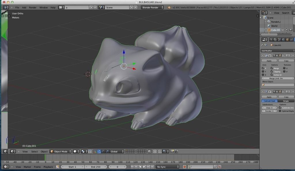 Bulbasaur pokemon toy Free 3D print model_20