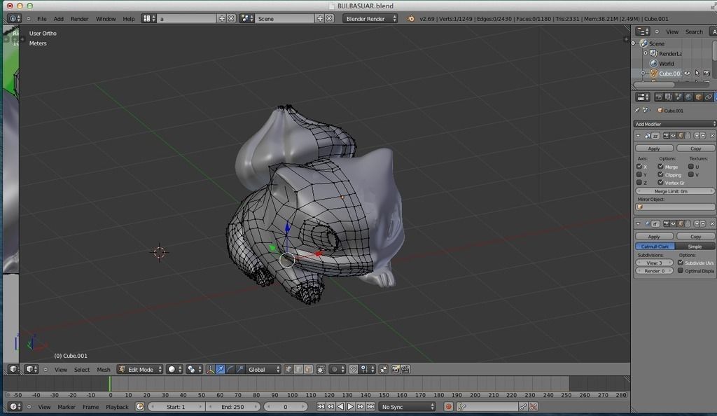 Bulbasaur pokemon toy Free 3D print model_23
