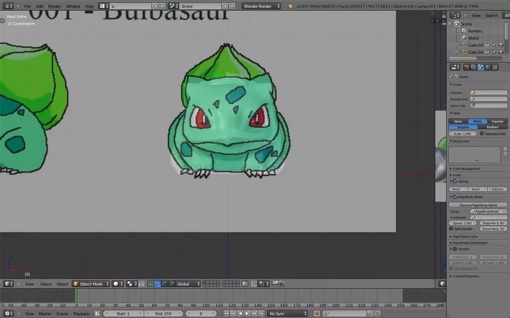 Bulbasaur pokemon toy Free 3D print model_0