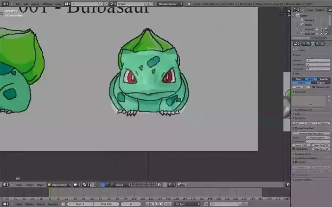 Bulbasaur pokemon toy Free 3D print model