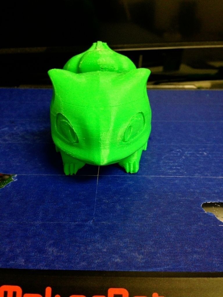 Bulbasaur pokemon toy Free 3D print model_5