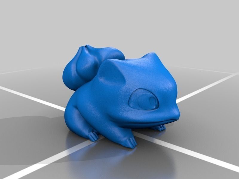Bulbasaur pokemon toy Free 3D print model_1