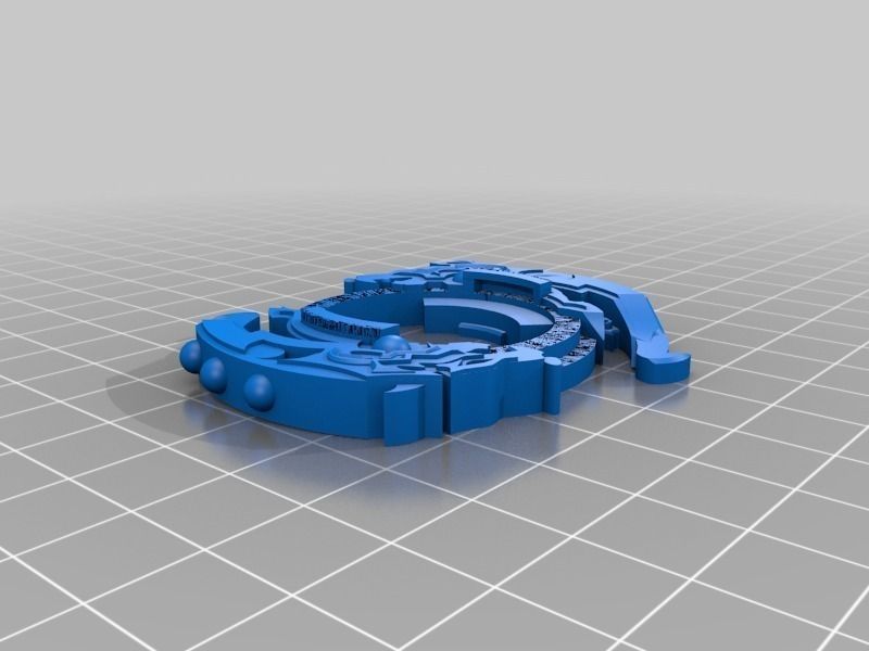 Beyblade Attack ring- Driger GT Free 3D print model_2