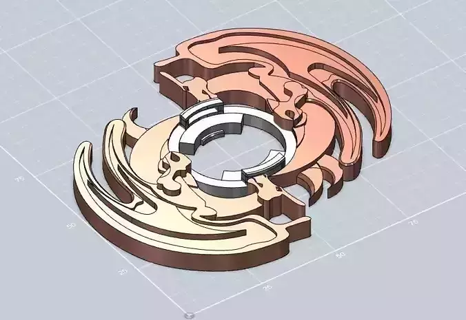 Charizard Beyblade 2x Free 3D print model
