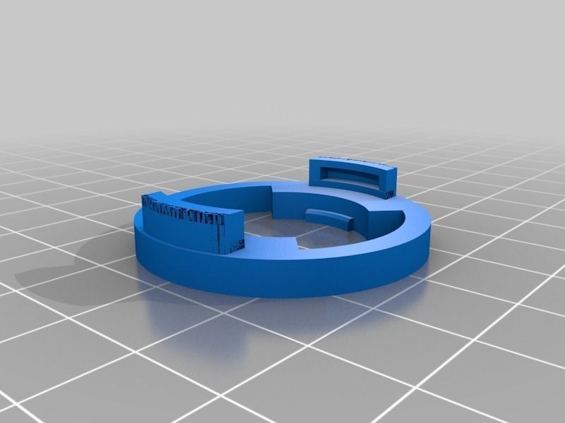 Beyblade attack ring template Free 3D print model_1