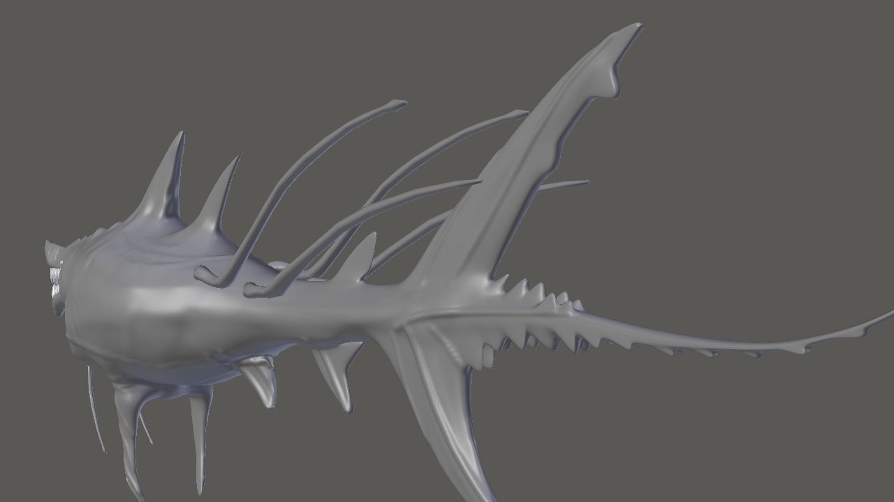 Leviathan 3D Model Normal Poly 3D model_3