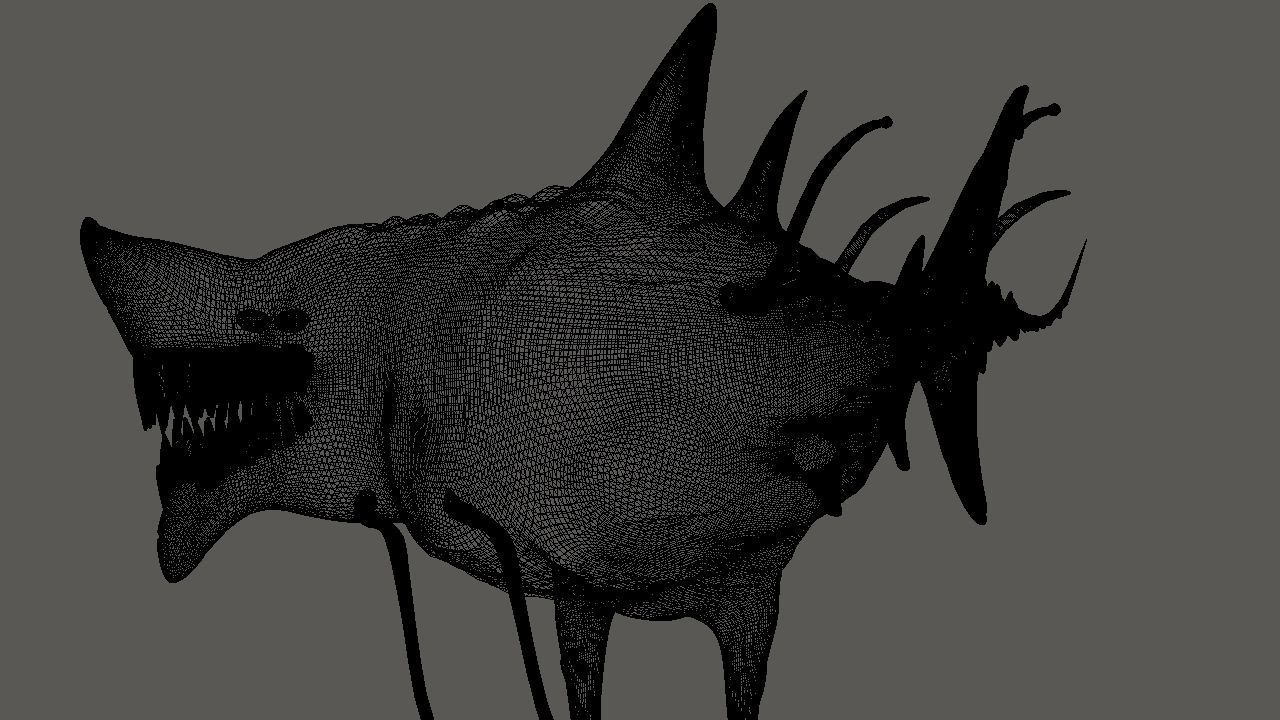 Leviathan 3D Model Normal Poly 3D model_2