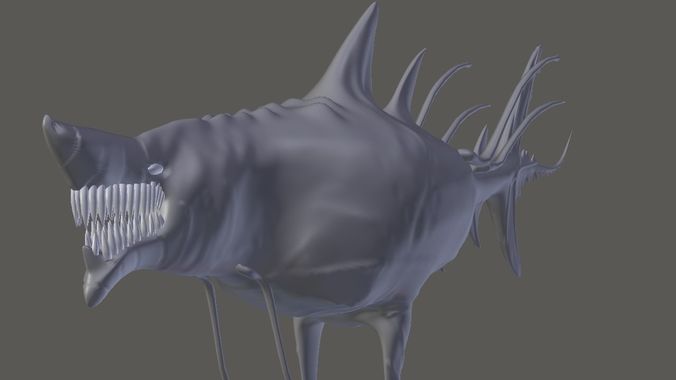 Leviathan 3D Model Normal Poly 3D model