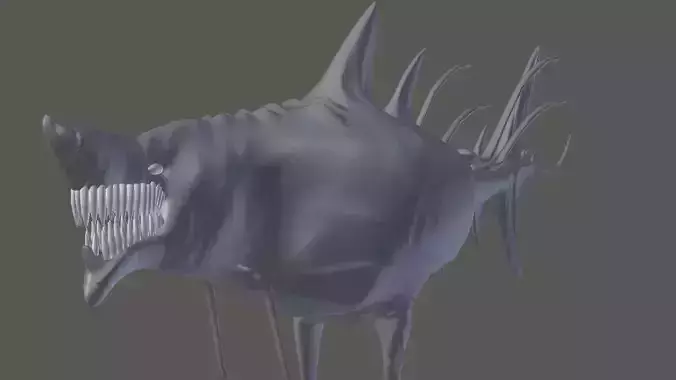 Leviathan 3D Model Normal Poly 3D model