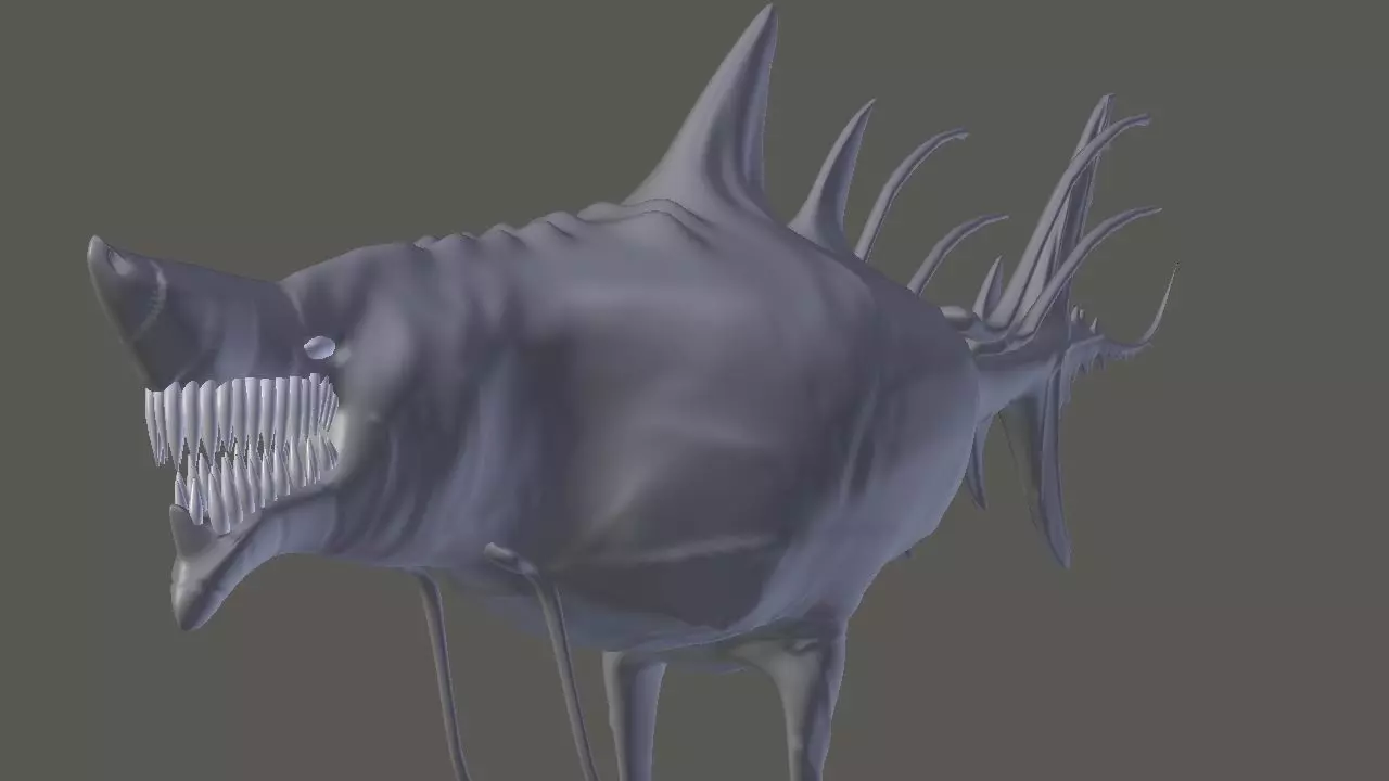 Leviathan 3D Model Normal Poly 3D model_0