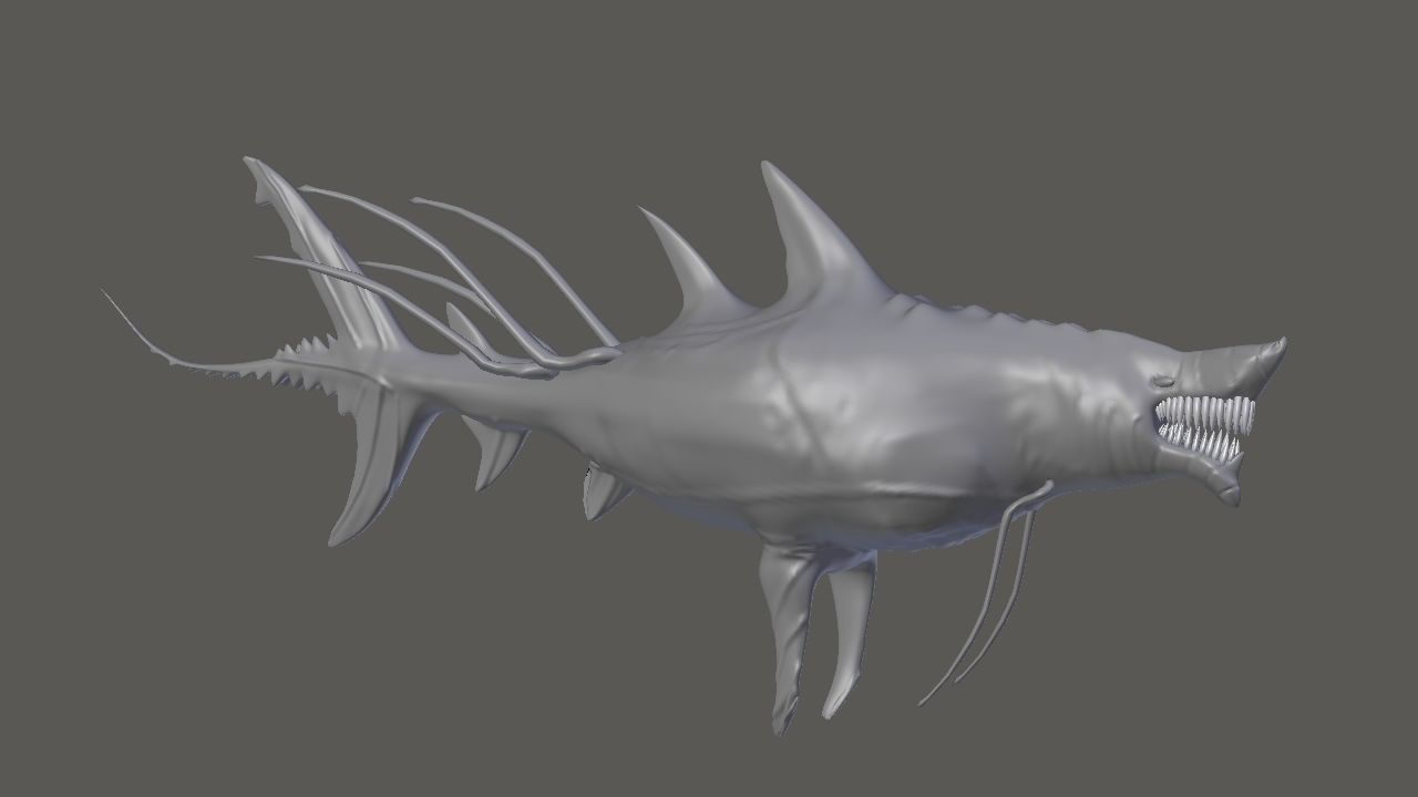 Leviathan 3D Model Normal Poly 3D model_4