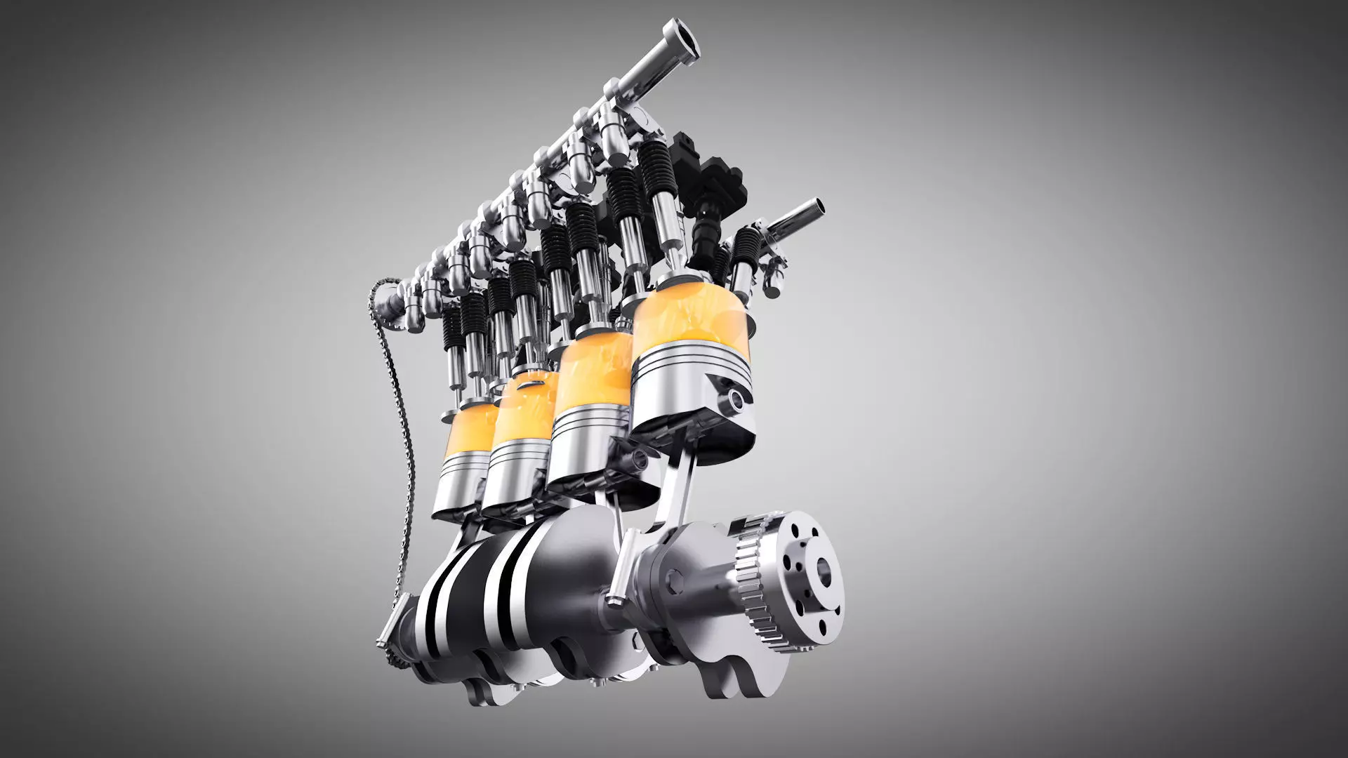 Engine Animated 3D model_0