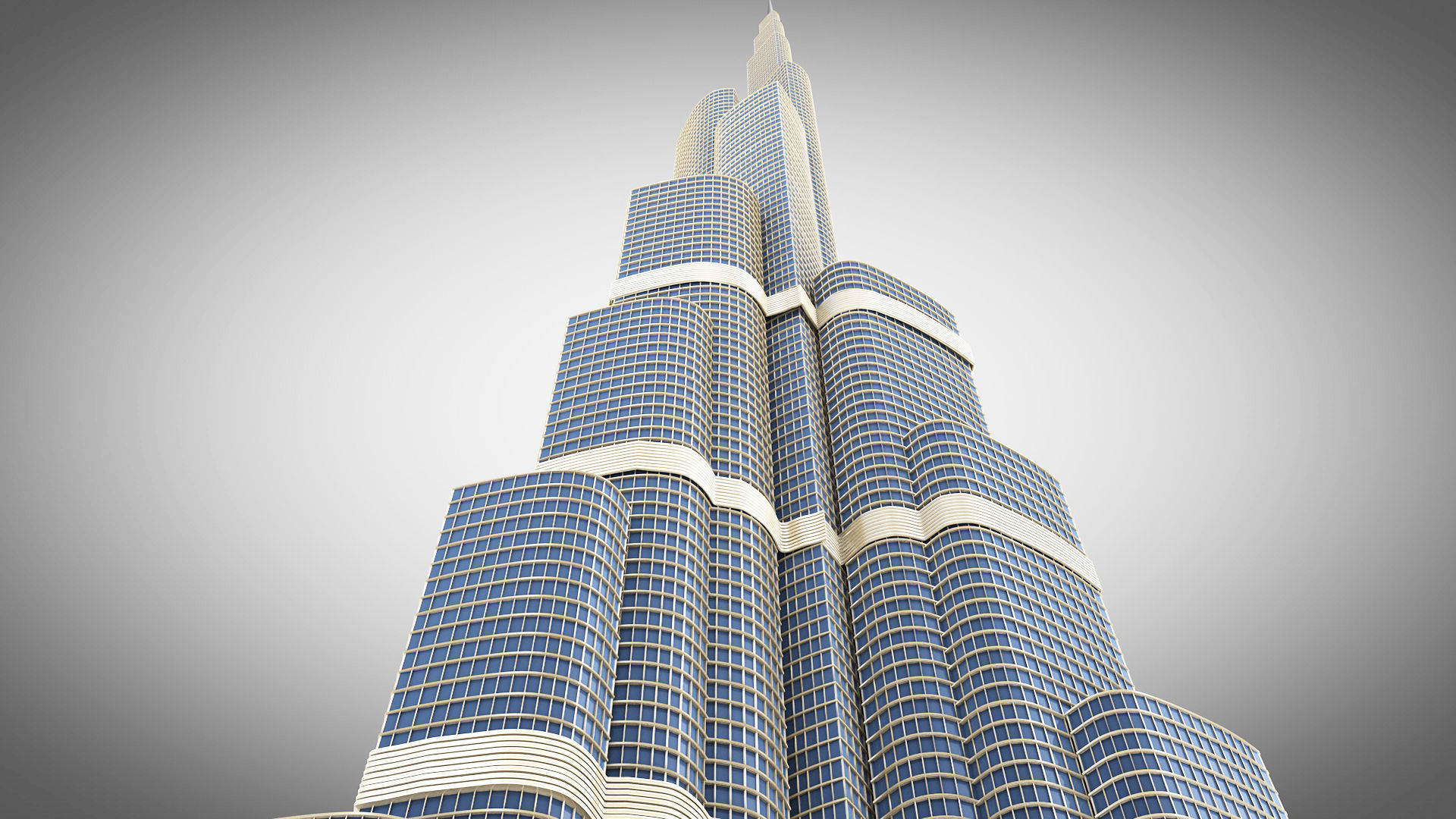 Burj Khalifa 3D model_1