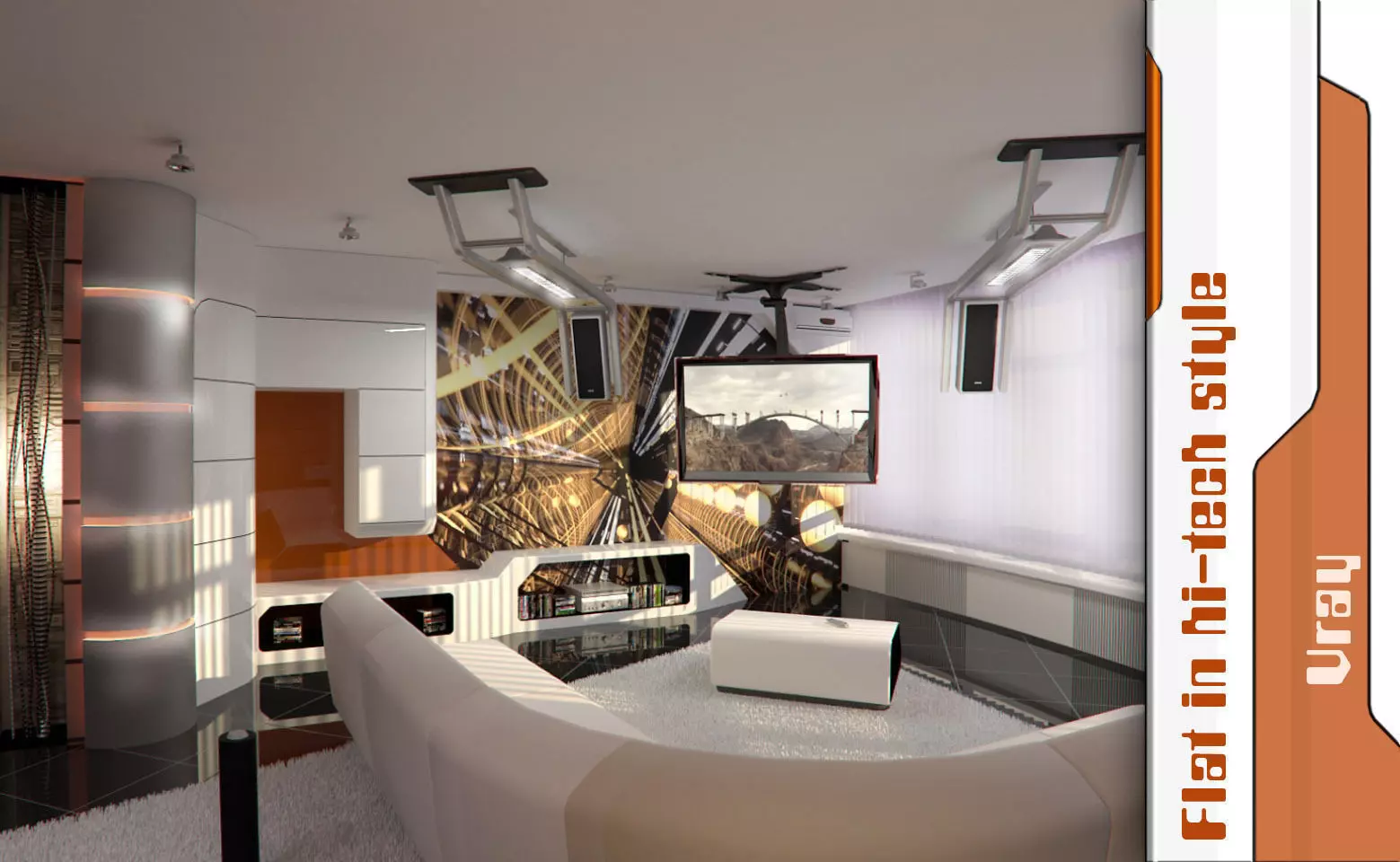 Apartment High Tech 3D model