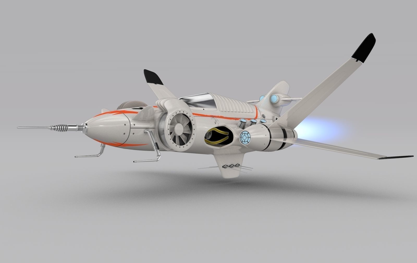 The Shark Rider 2 Flash Jet 517 3D model_4