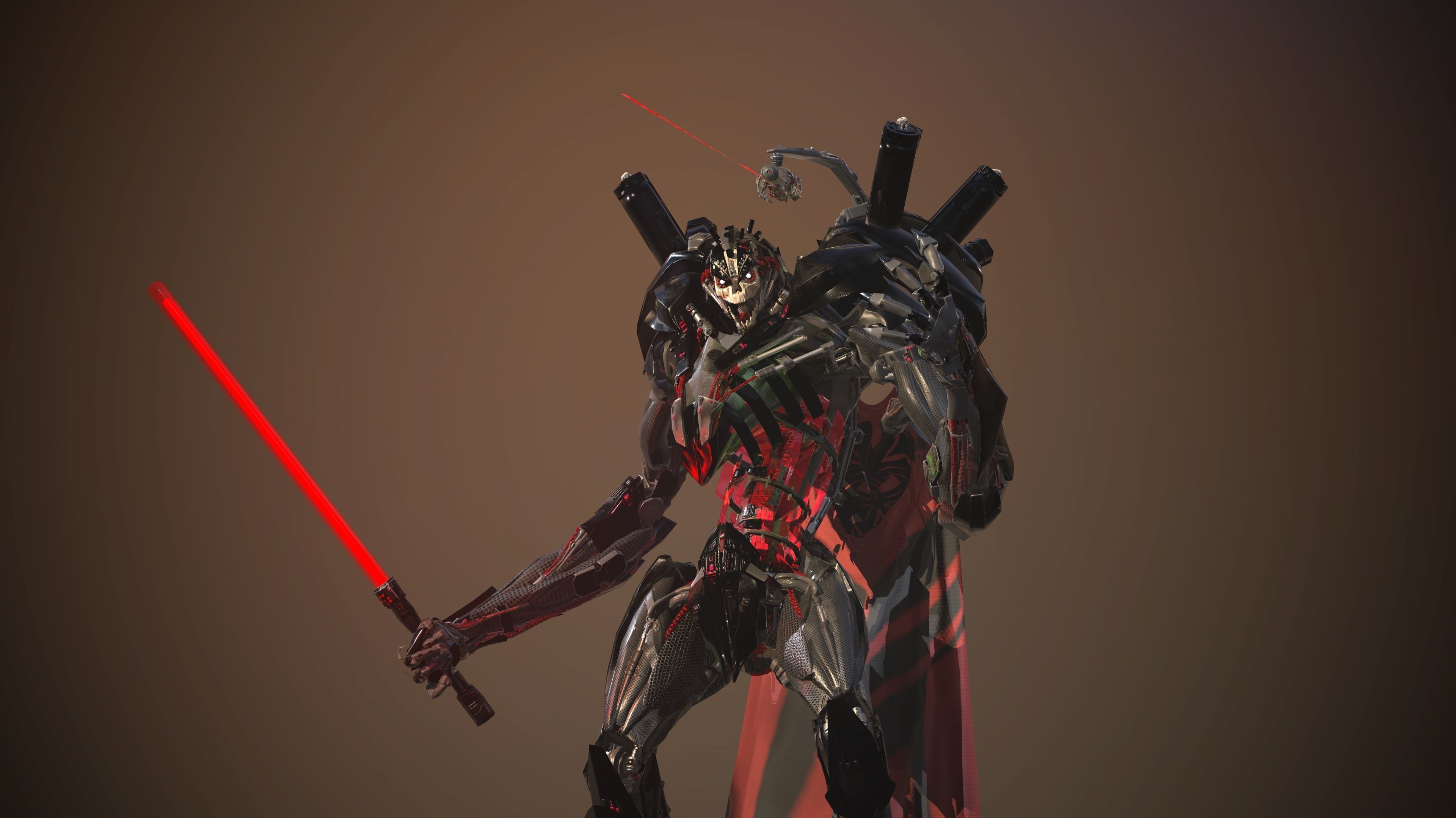 Dart Necron Low-poly 3D model_3