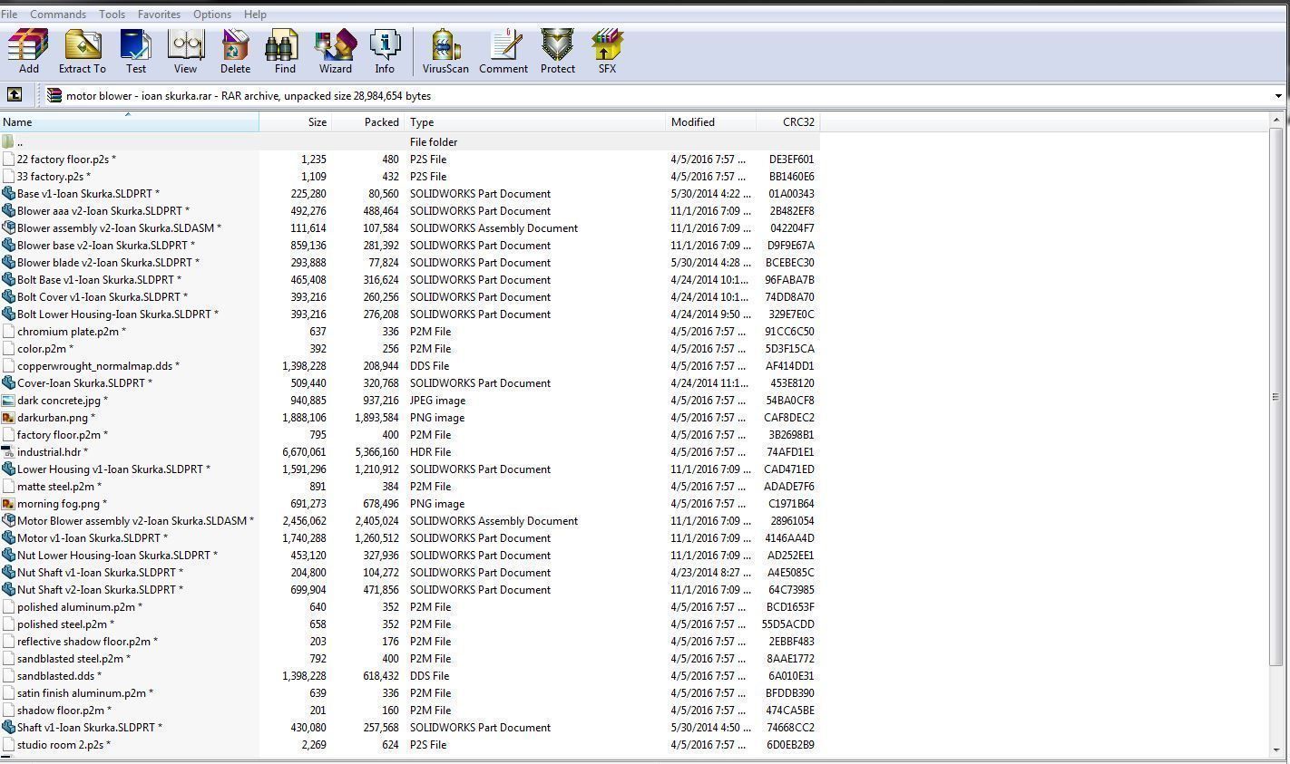 Motor Blower  3D model_9