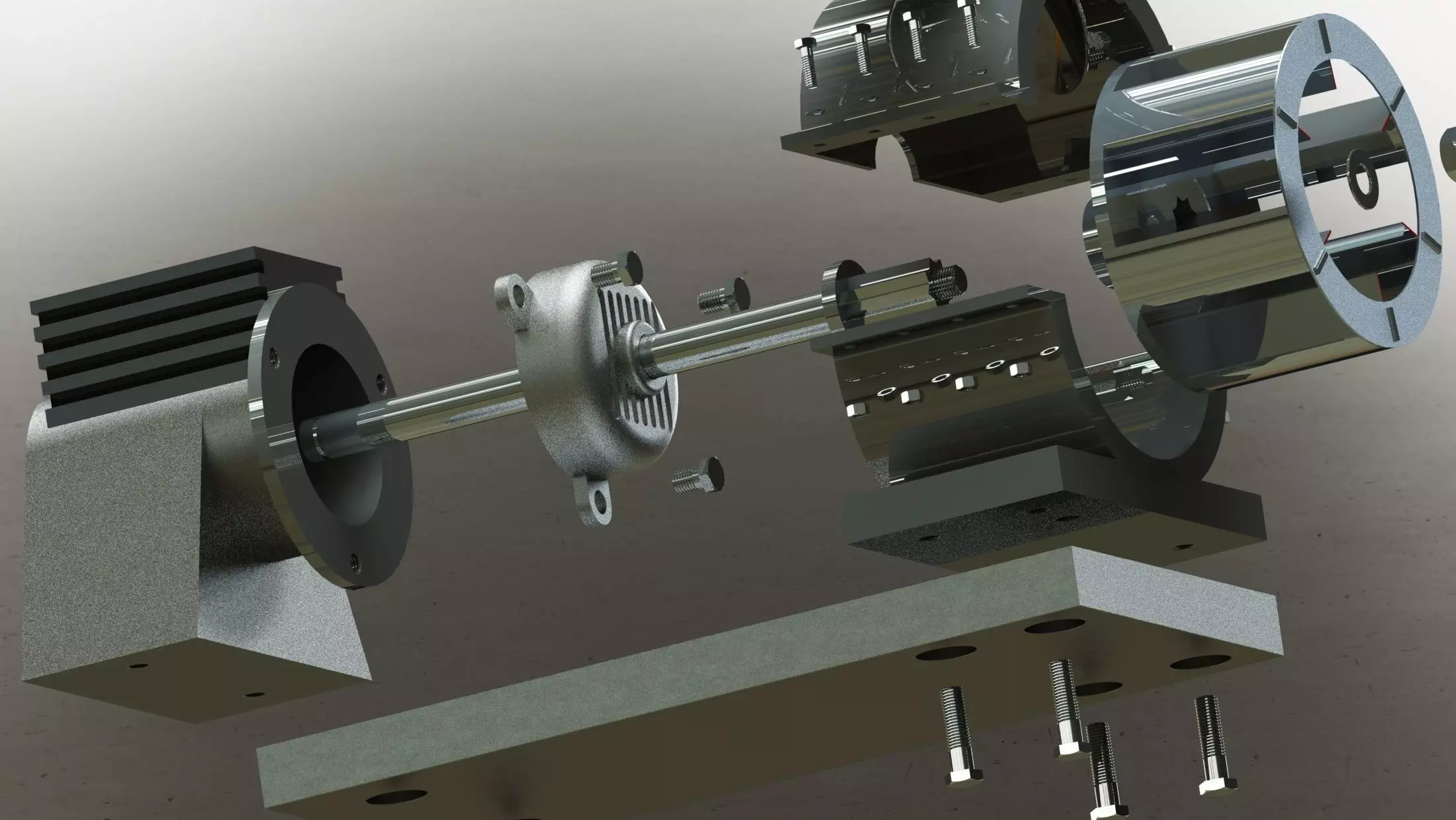 Motor Blower  3D model_0