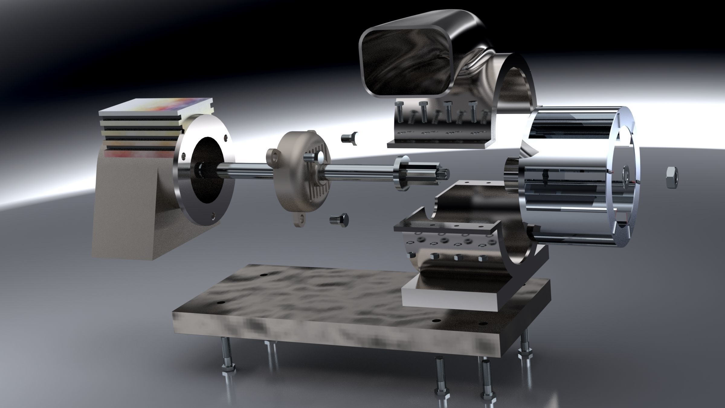 Motor Blower  3D model_5