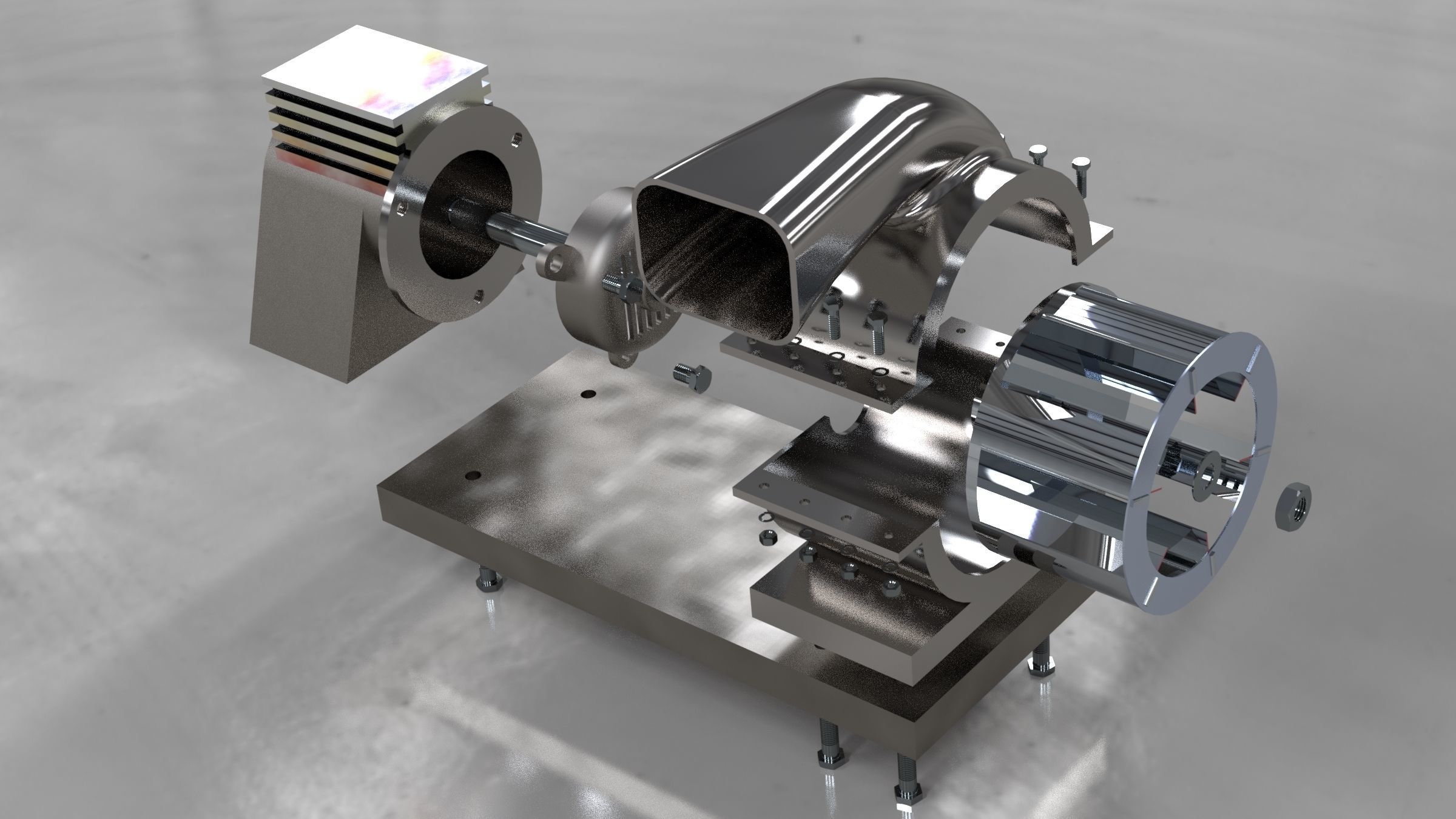 Motor Blower  3D model_8