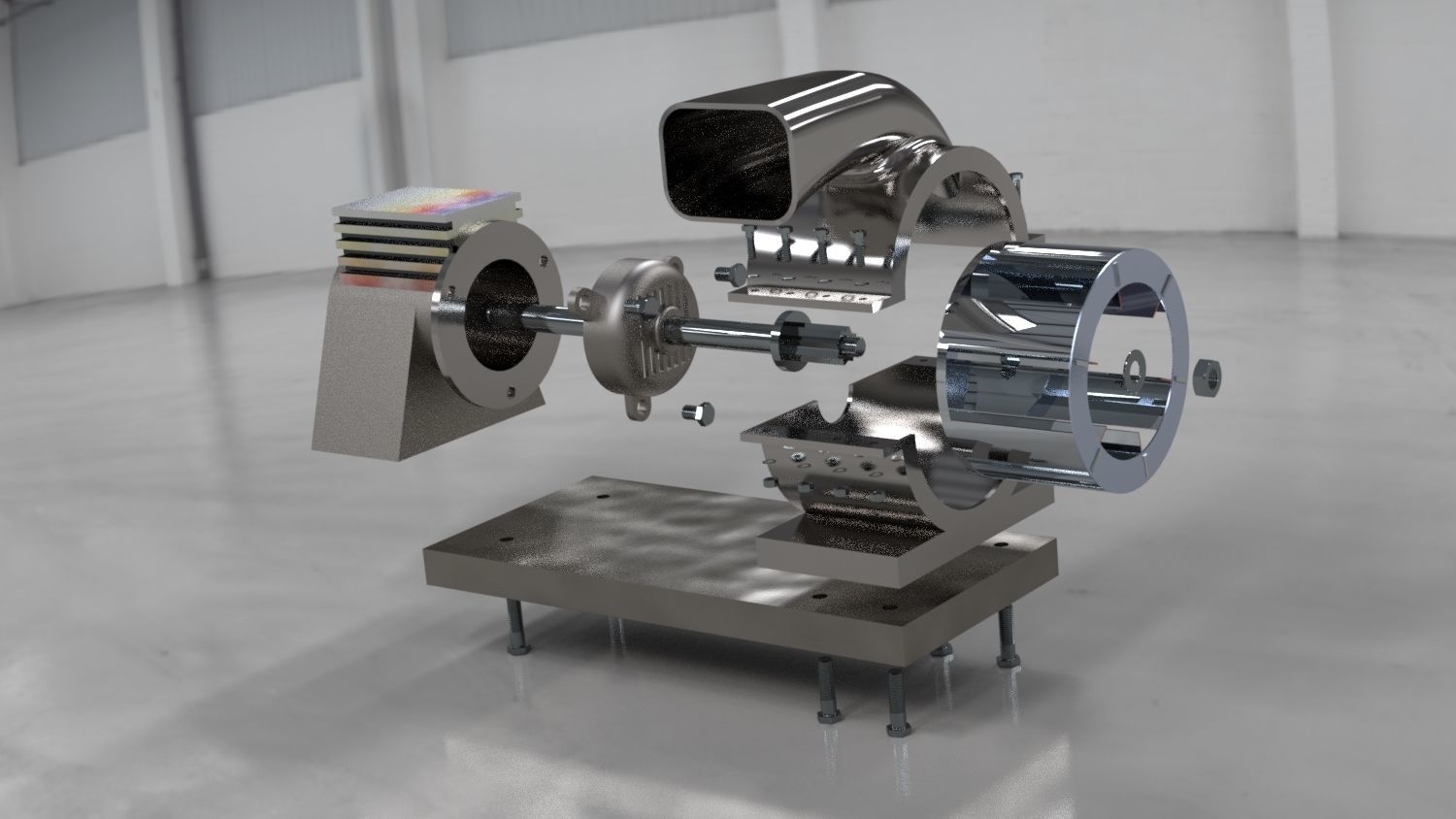 Motor Blower  3D model_13