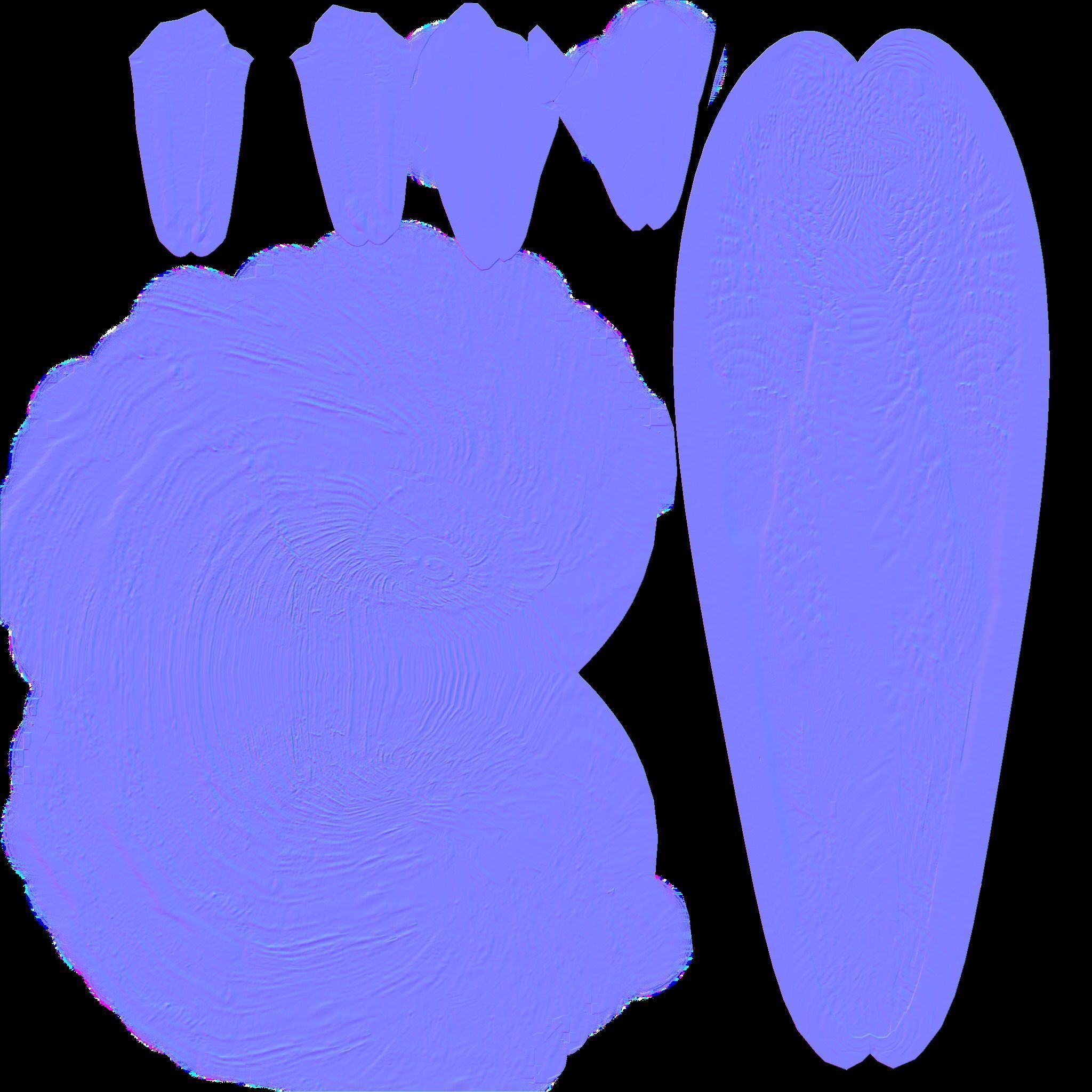 Snail Animated and Rigged Low-poly 3D model_6