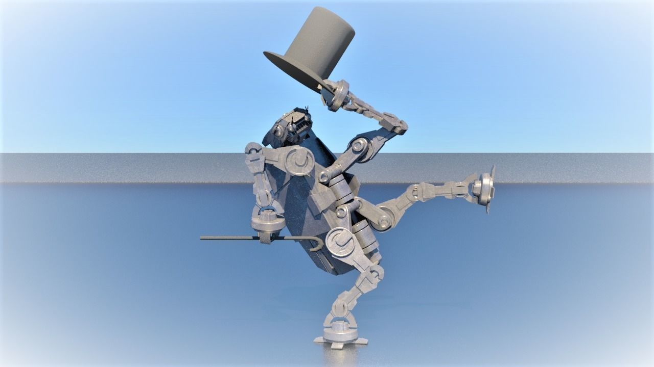 AT-AT star wars walker Low-poly 3D model_2