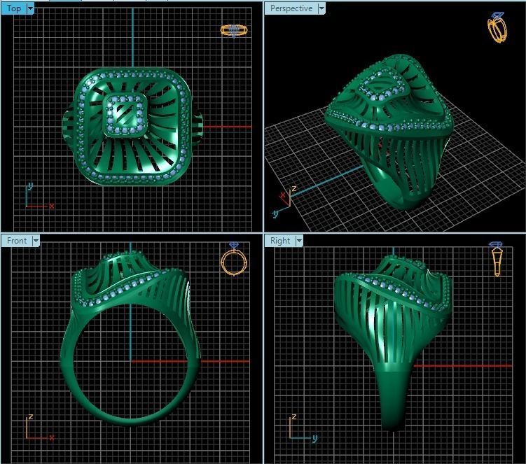 Ring R0342 3D print model_2