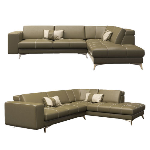 Gamma Charles Corner Sofa 3D model