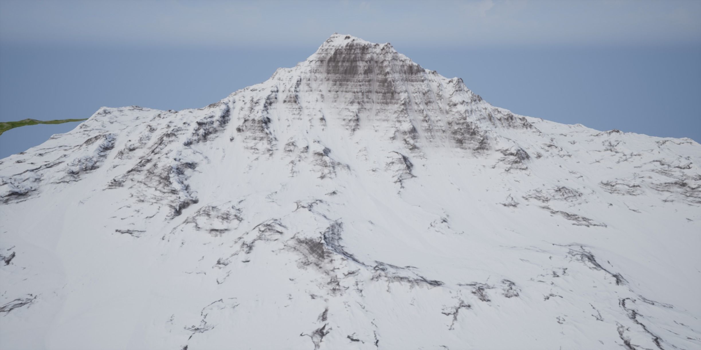 VR-AR-MR and High Quality Mountain 1 Low-poly 3D model_11