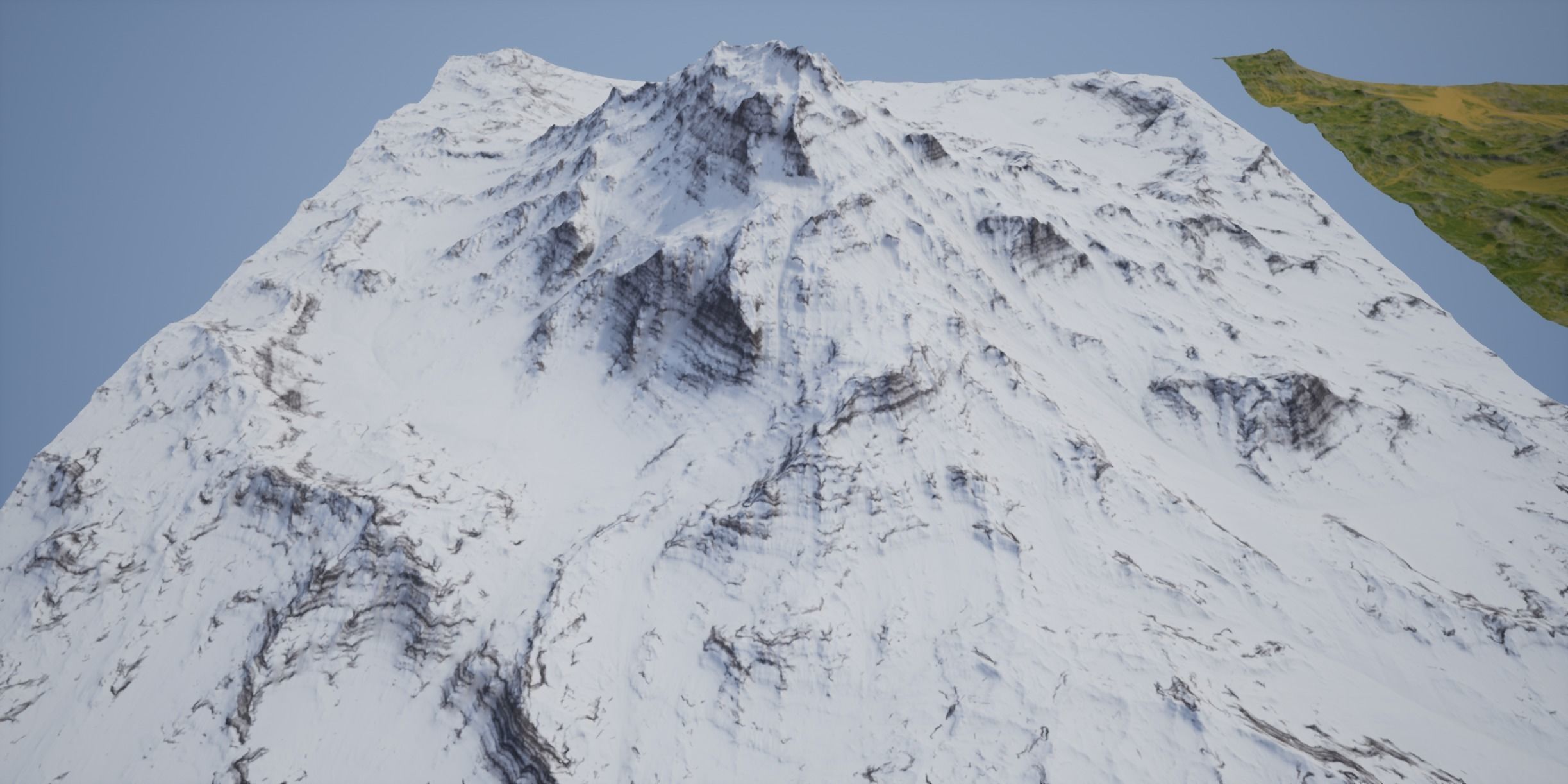 VR-AR-MR and High Quality Mountain 1 Low-poly 3D model_16