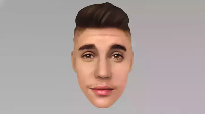 Justin Bieber 3D model