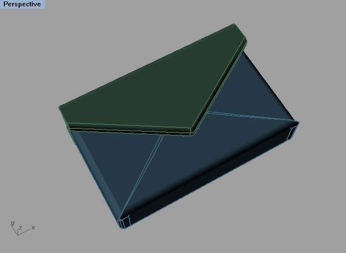 envelope pendant 3D print model_1