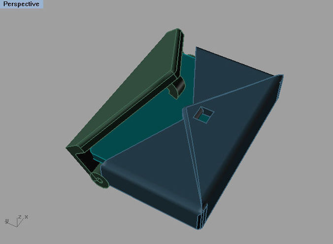 envelope pendant 3D print model