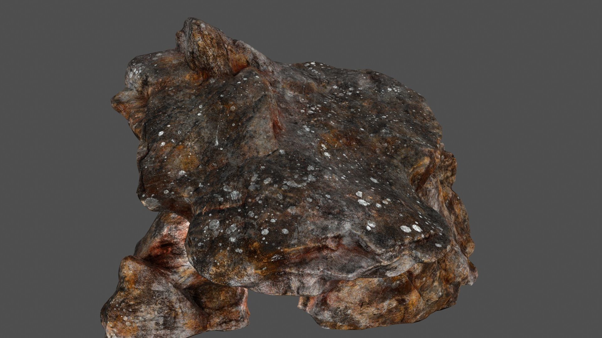 skull cave 01 Low-poly 3D model_14