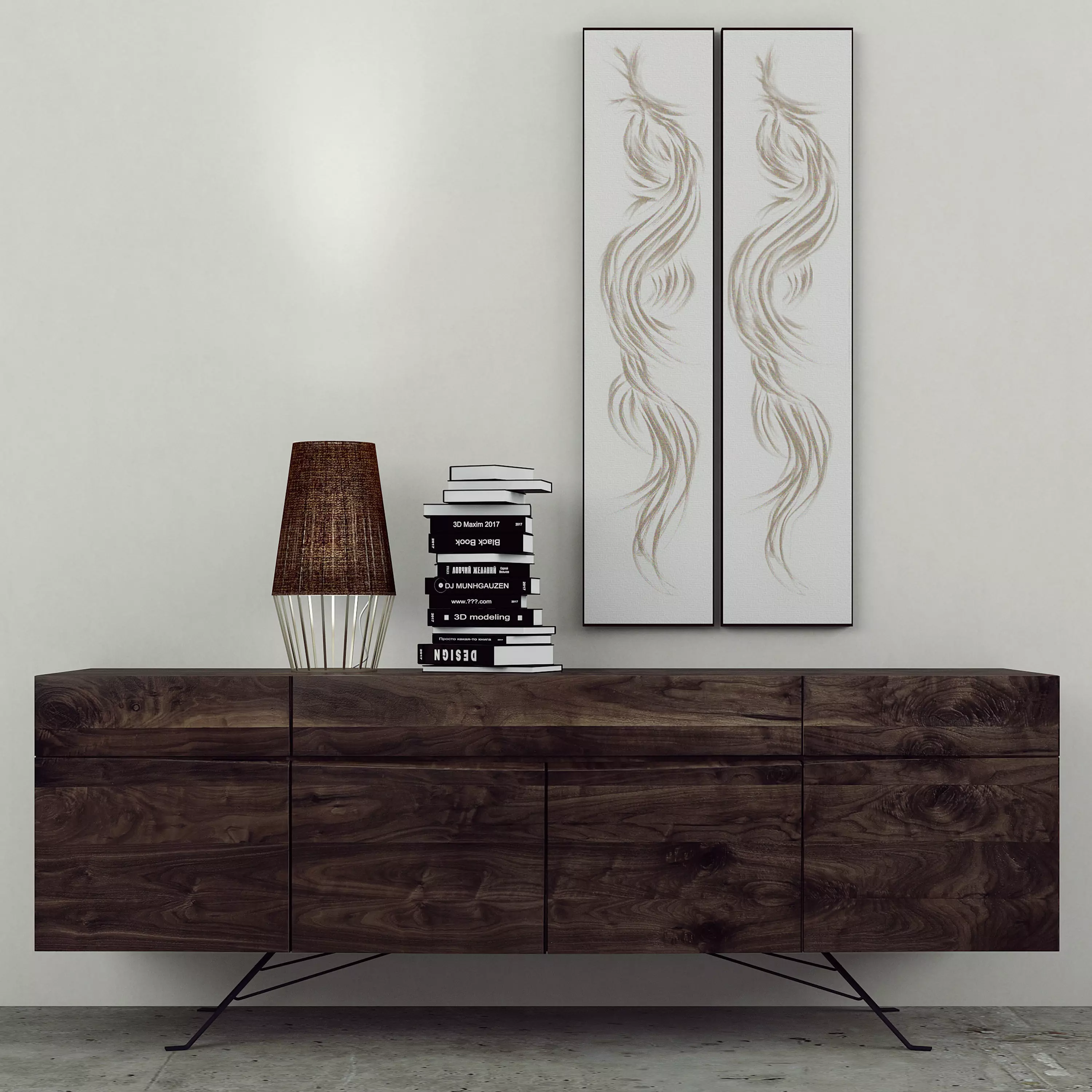 Decorative set Chest 3 3D model_0