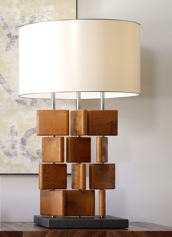 Sete Art Nouveau 3D model_3