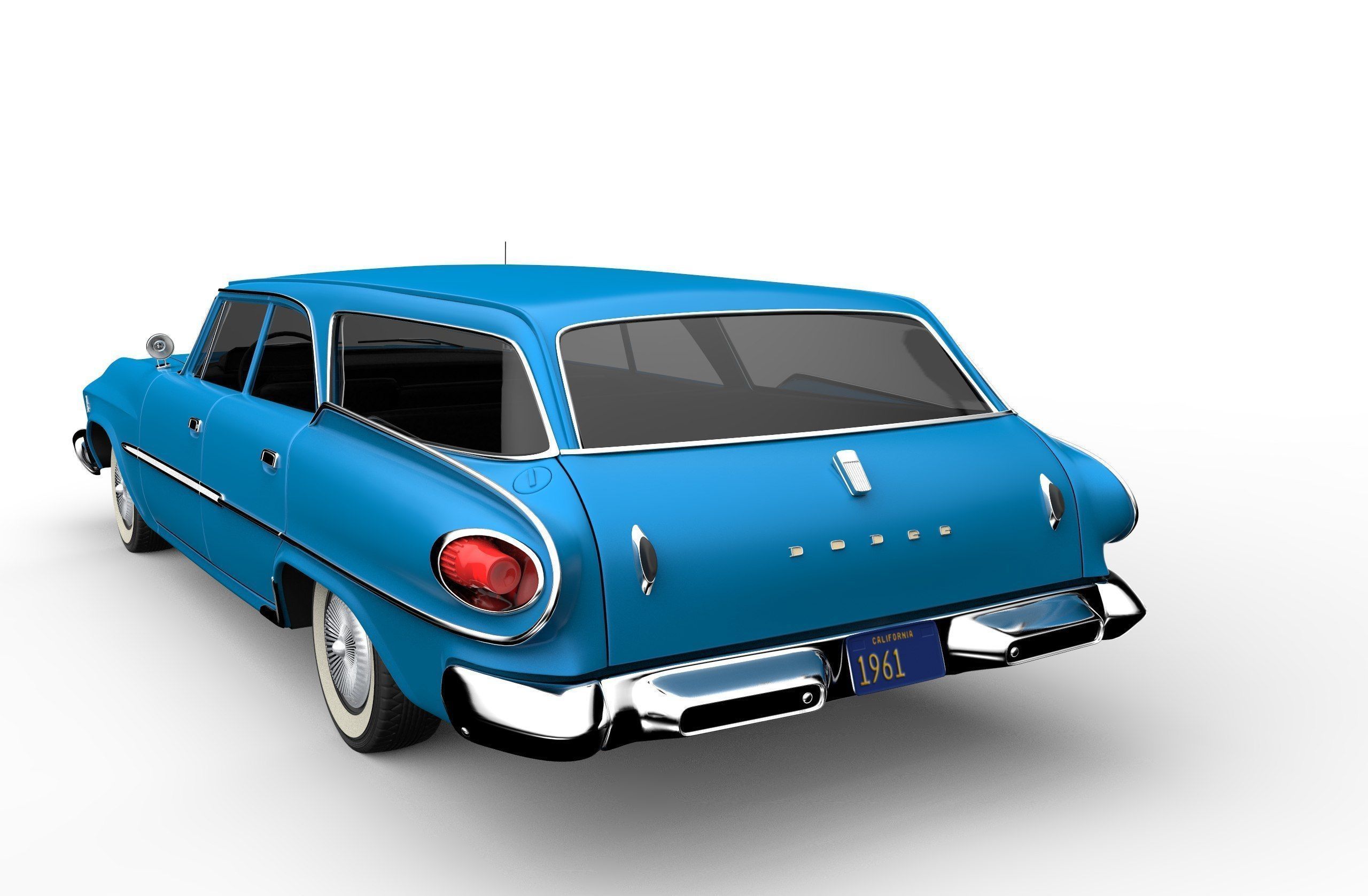 Dodge Polara Wagon 1961 3D model_5