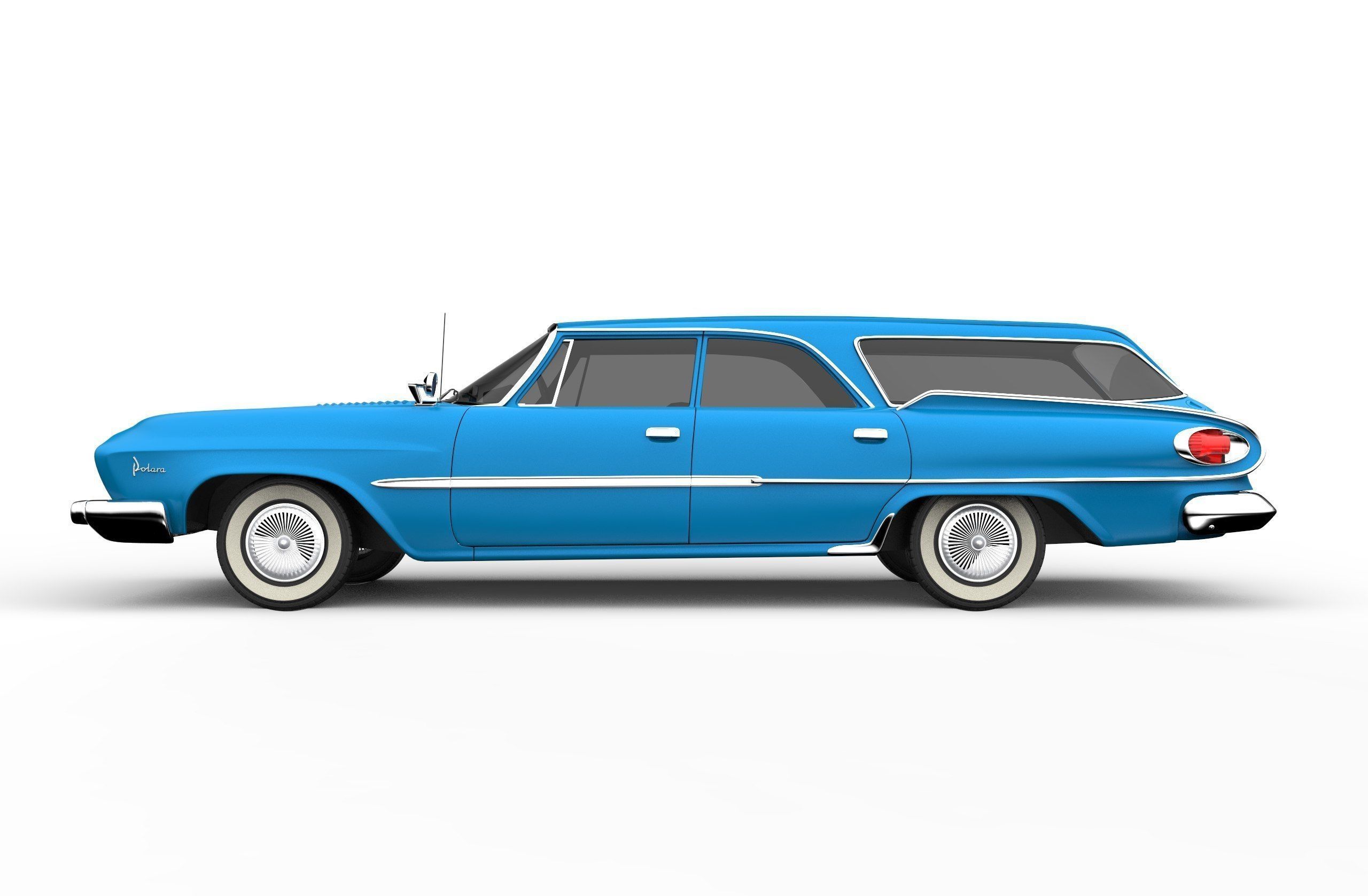 Dodge Polara Wagon 1961 3D model_2