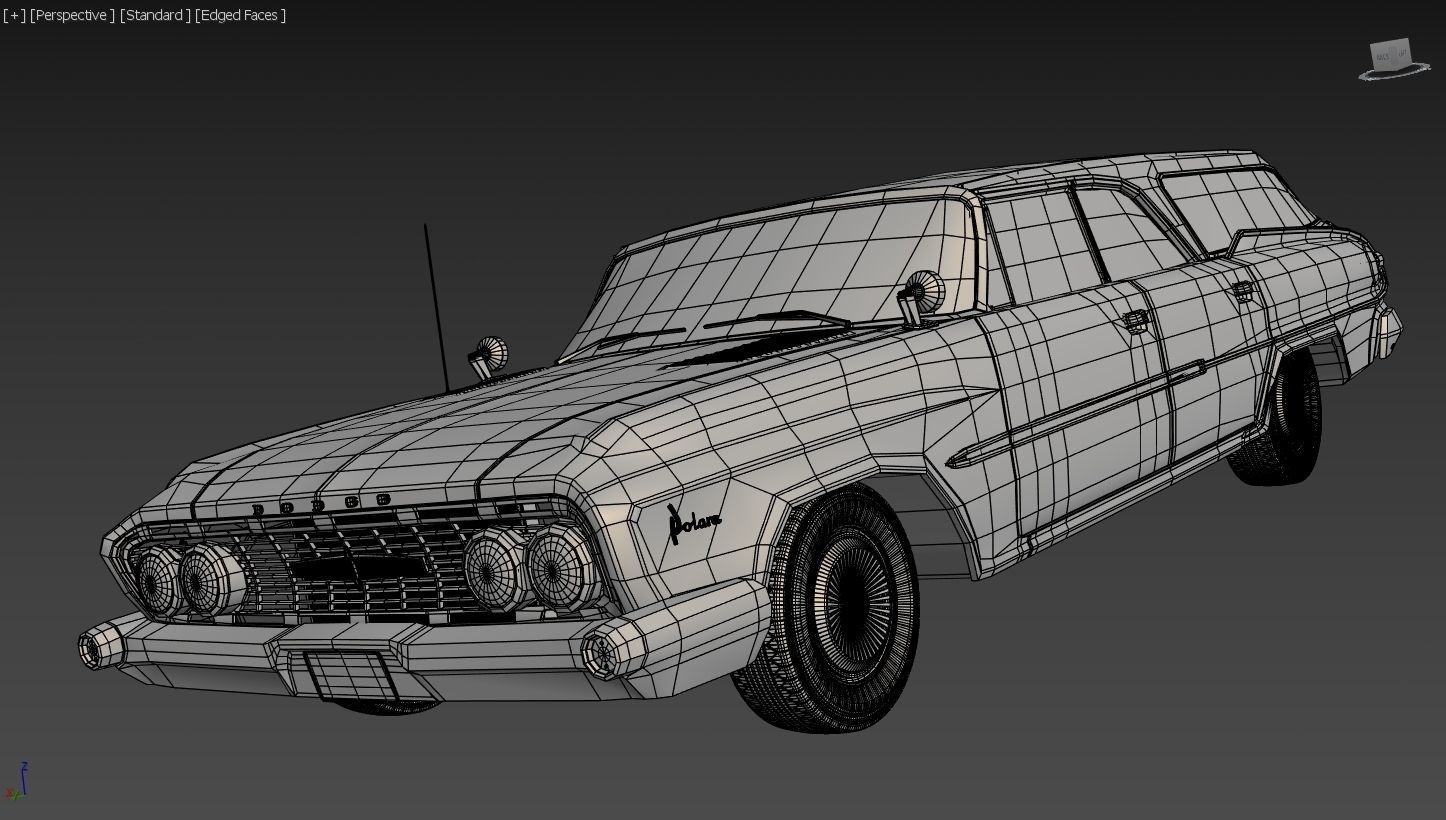 Dodge Polara Wagon 1961 3D model_13