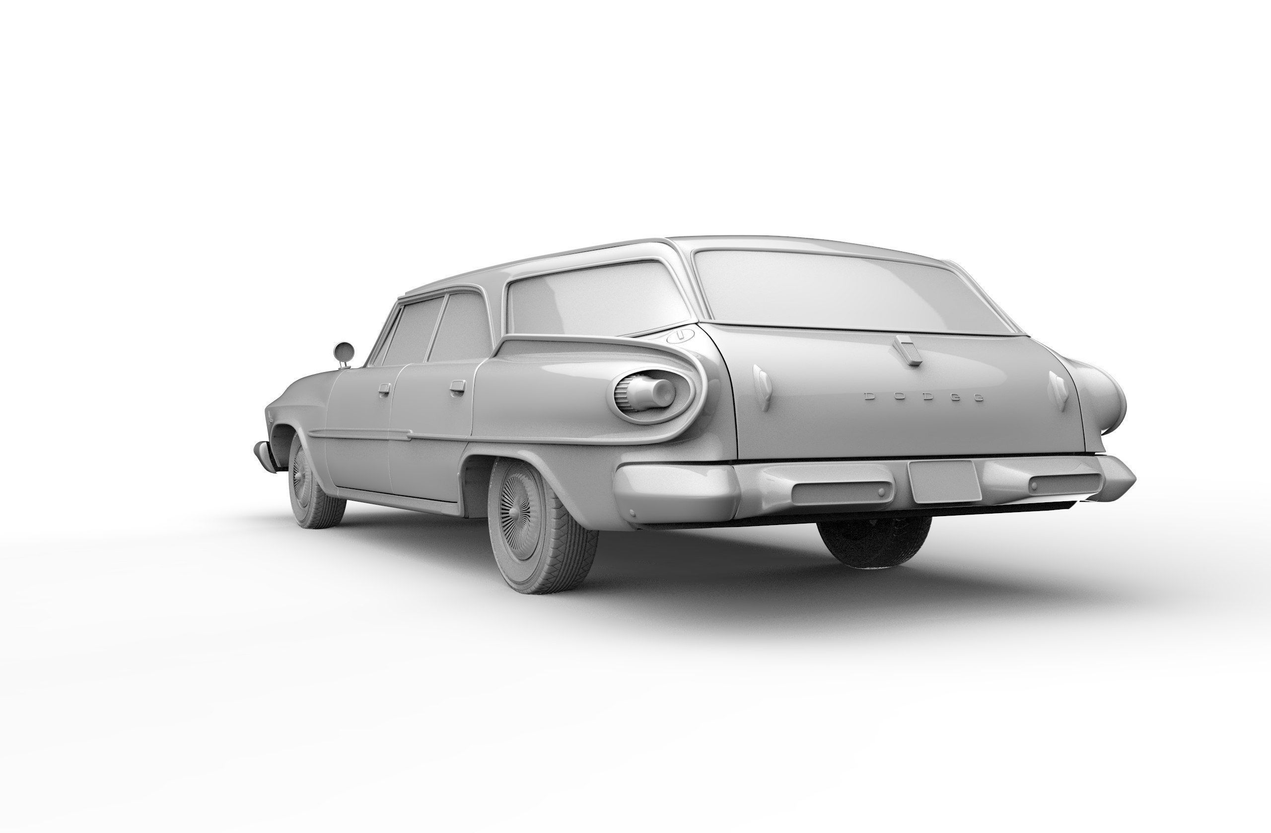 Dodge Polara Wagon 1961 3D model_6