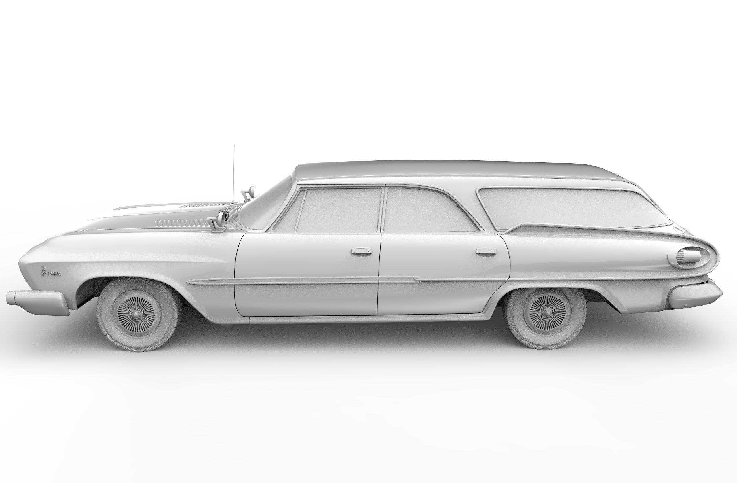 Dodge Polara Wagon 1961 3D model_7