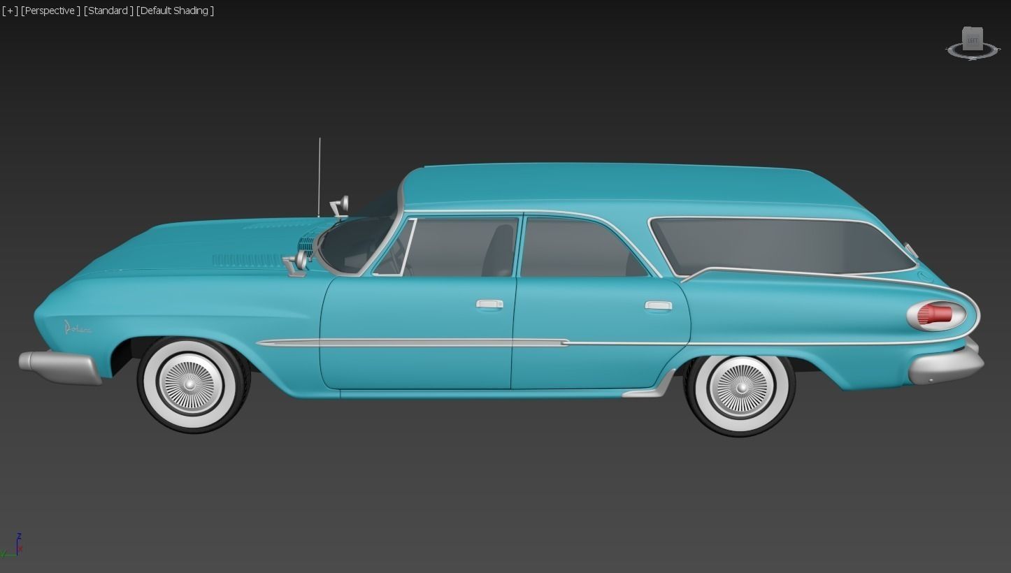 Dodge Polara Wagon 1961 3D model_11