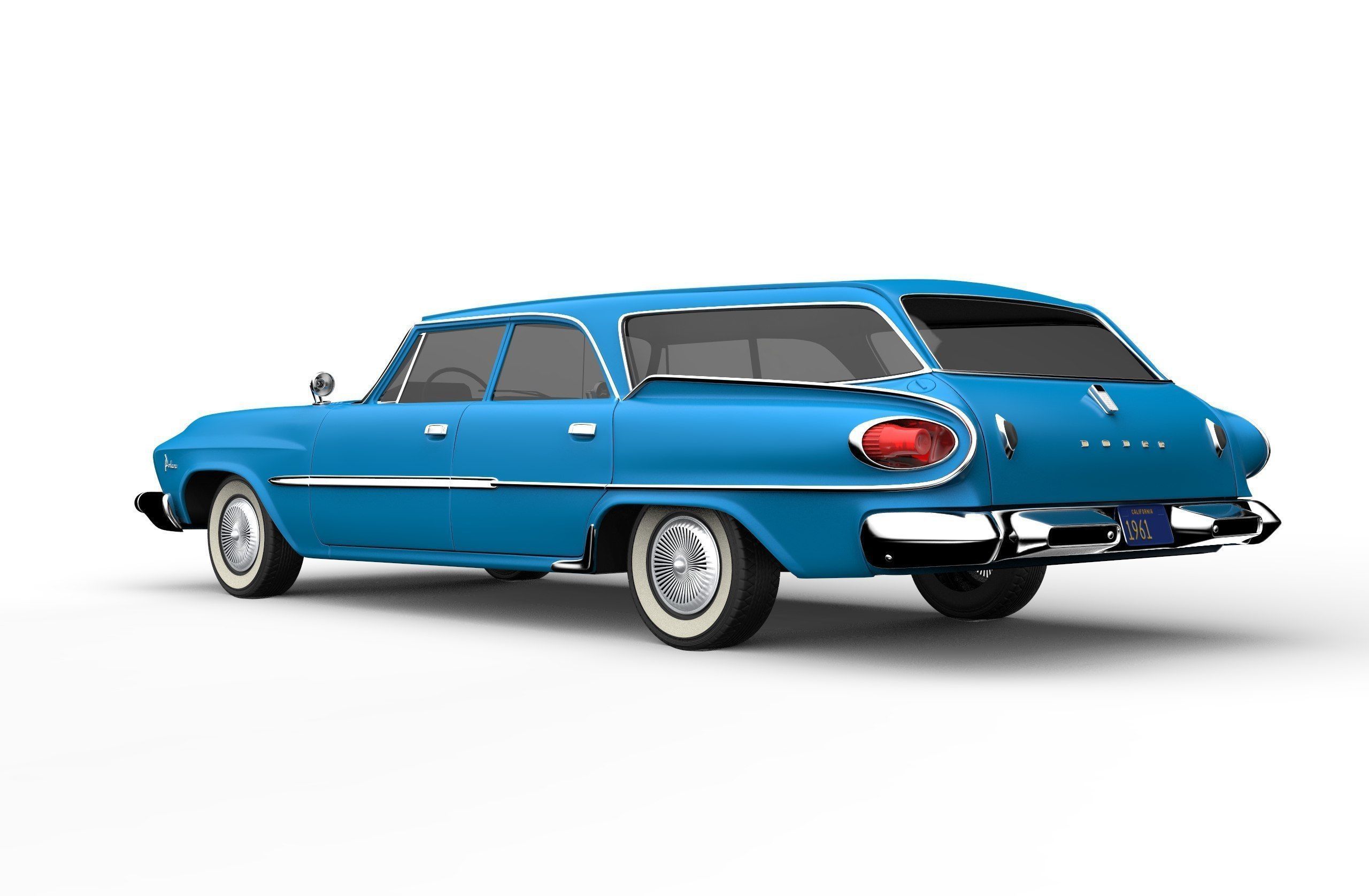 Dodge Polara Wagon 1961 3D model_1