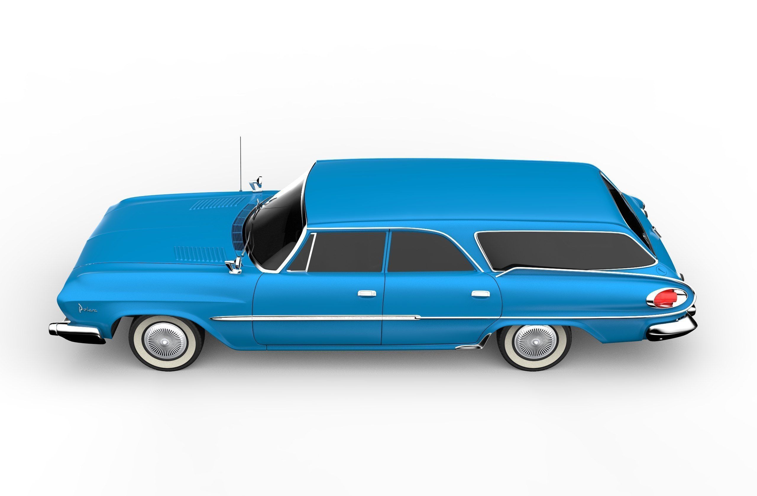 Dodge Polara Wagon 1961 3D model_3