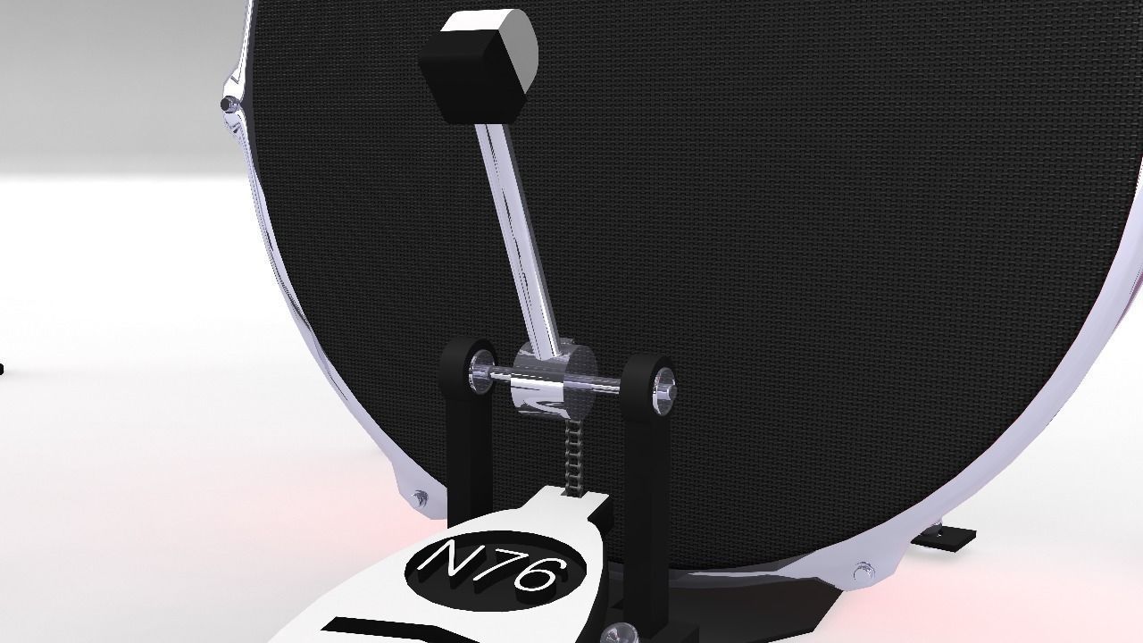 Alesis Strike Pro Drum kit 3D model_2