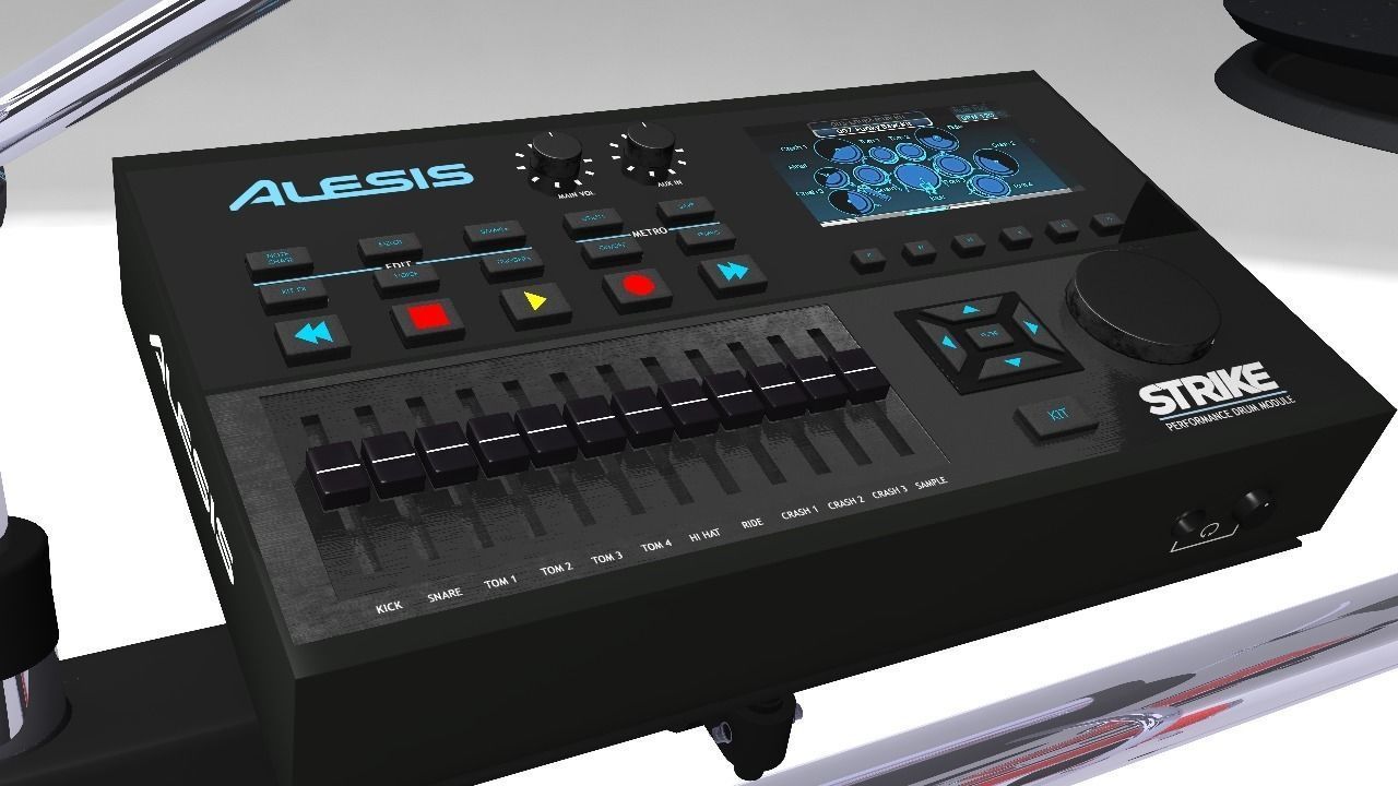 Alesis Strike Pro Drum kit 3D model_4